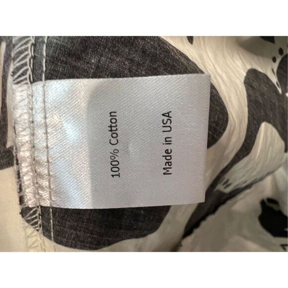 La Ligne Women's Black White Sleeveless Cotton Bee Midi Dress Size XL NWOT - Picture 9 of 10